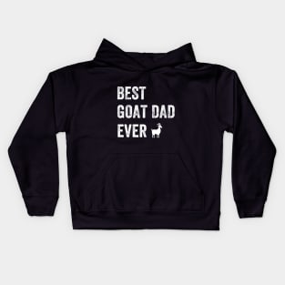 Best goat dad ever Kids Hoodie